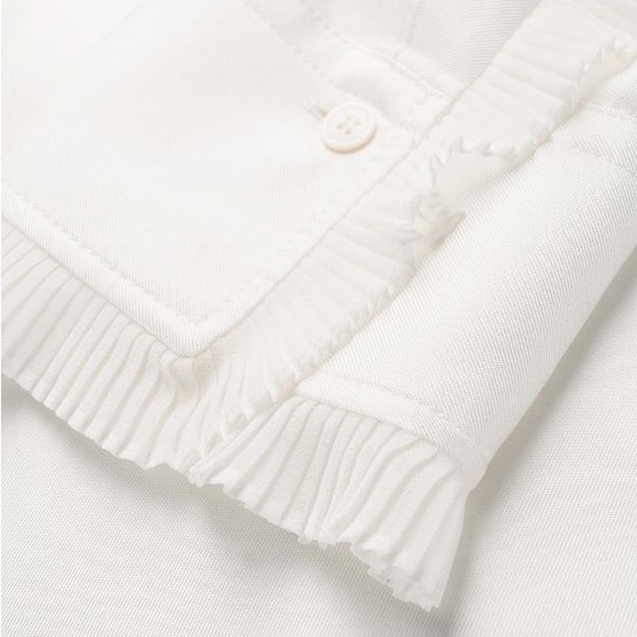 Taina Ruffled Silk Blouse - Picture 7 of 10